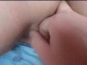 MILF Fotze wird Outdoor von Hinten gefingert