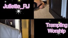 Juliette_RJ Hotel Room Trampling - part 18 - FEET HUMILIATION - TRAMPLING - HARD TRAMPLING - FOOT FETISH - BBW GODDESS - JUMPING AND STOMPING - FOOT WORSHIP - HARD TRAMPLING - HUMAN FURNITURE