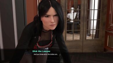 Big fat guy smashes sexy girl in erotic cartoon game she can’t resist