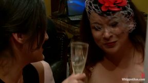 Justine Joli's Whipped Ass/Electrosluts LIVE and PUBLIC all girl birthday BDSM orgy!!