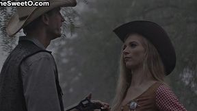 Outdoor Sensual Cowboy Sex with Beauty