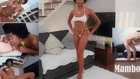 Perfect Breast Ebony, Ana Susage Gets Her Ass & Throat Fucked