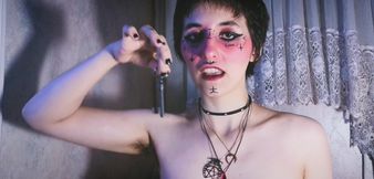 Demon locks you in permanent chastity