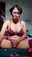 Mitha Zhe's Sultry Solo: Asian Shemale Masturbates to Cumming Perfection