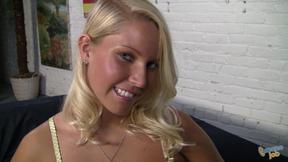 Vanessa Cage receives a massive facial