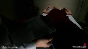 ”Ebony tbabe fucks bound blue collar”