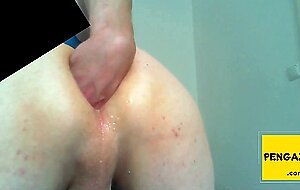 Self Anal Fisting - Stretching My Hole on Webcam