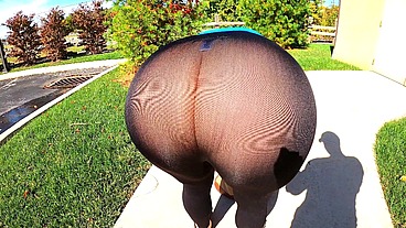 Insanely Transparent Leggings - 43yo wife