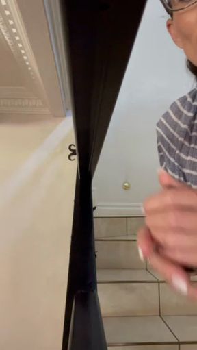 Deadly nails on a metallic railing