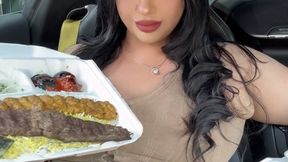 Persian food and cake stuffing