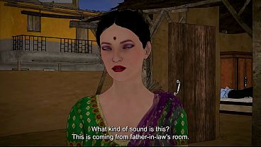 Indian Desi Daughter in law caught her father-in-law masturbating and then had Fucked with him Hindi Urdu