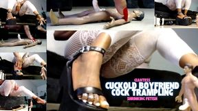 Helpless Tiny Pet Toy, Cheating Cuckold Boyfriend Crush - Microphillia Fetish, Wedge Platform Sandals