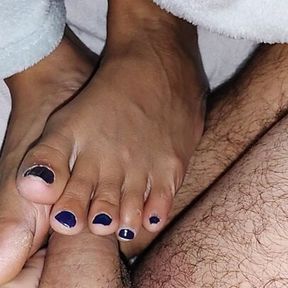 Foot tease