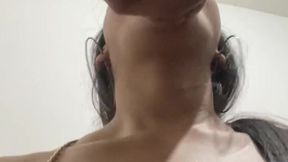 Deep blowjob with my milf-in-law