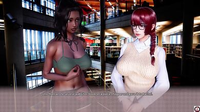 Redhead rides the joystick virtue of college girls wild playthrough