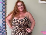 BBW Goddess Gwen wants you to Cum down your own throat. CEI: Balls to Throat