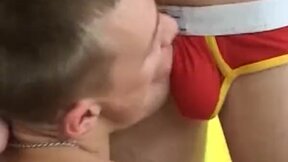 Two fit Euro gay dudes assfucking after sucking dicks