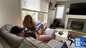 Blonde Girlfriend's Helping Hand