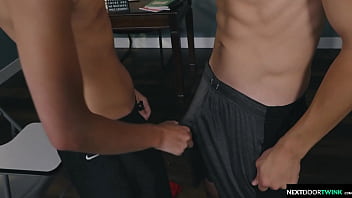 Cocky Jock Fucks Tennis Rival Twink - Trevor Harris & Cameron Neutron  - NextDoorTwink