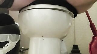 Douche jerkin it