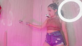 Clothed Shower Pee Fun
