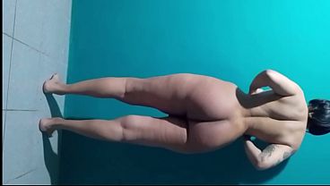 Femboy presenting his round ass