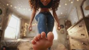Giantess Arina Crushes You Underfoot - Ant POV Shrinking Stomp Close Up 3D SFX Growth Fetish