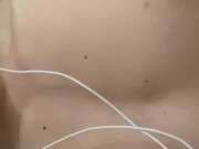 ②Korean students masturbating in public toilets at Tokyo Station!!!【Big Dick】【Spanking many times】