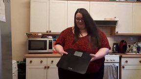 SSBBW POST CHRISTMAS 2022 WEIGH IN AND BURGER KING STUFFING AFTER WEIGH IN