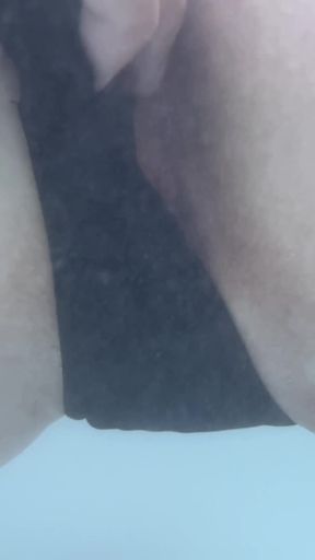 Celebrated our anniversary in the jacuzzi and ended up with a double creampie in her tight pussy - Nikki n Daniel   Clip 1