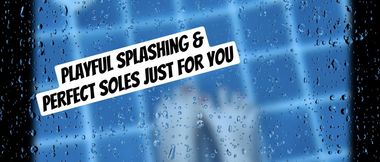 Seductive Wet Feet in the Pool 💦 Playful Splashing & Perfect Soles Just for You