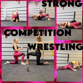 COMPETETIVE FEMALE WRESTLING with GINGER