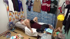 Female Friend Drops by in a Storm - Soaked and Alone Together in a Tiny Apartment - Part1