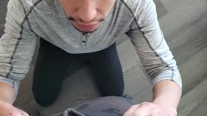 AmateurGayPOV: Thick Cock Neighbor Fucks Jay Roman