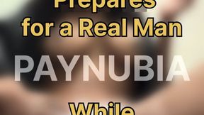 Goddess Paynubia Prepares Her Perfect Pussy for Real Alpha Cock While You Huff Chemical Rags Like a Pathetic Cuck Bitch