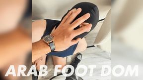 Arab Master Hands and Sneakers Domination