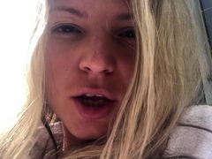 Blonde teen Sierras first erotic masturbation video