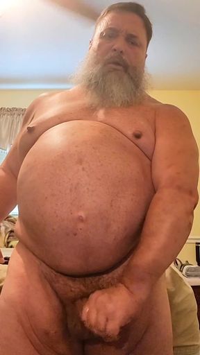 Stepdaddy Bear Gets Verbal and Cums