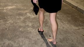 Twisted Foot, One Shoe Walk, Dirty Feet, One Shoe, Leg Cast, Twisted Ankle
