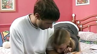 Mouthwatering cutie Angel enjoys fast fucking