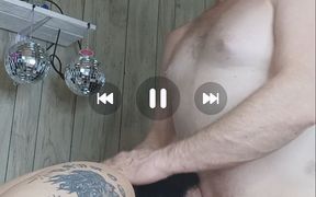Standing on His Knees He Fills the Mouth of This Cocktease