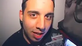 Capped Hispanola Man Sucky Dicky In Gay Ass Glory Hole Swallows Own Semen