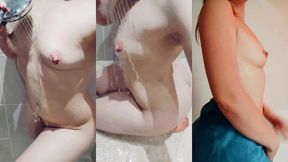 coucou mon cheri tu viens sous la douche avec moi ?