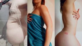 coucou mon cheri tu viens sous la douche avec moi ?