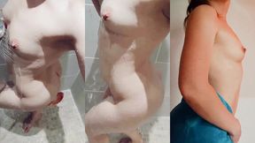 coucou mon cheri tu viens sous la douche avec moi ?