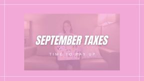 September Taxes