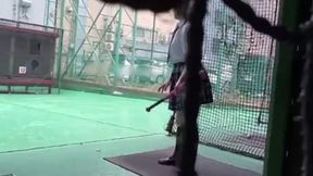 Azusa The Baseball Catcher With Athletic Skills And Nighttime Exercises Ready For Intense