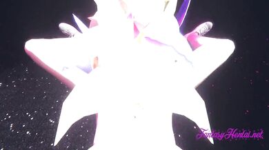 Ahri Star Guardian creampie her thick butts gets railed raw in League hentai 3D