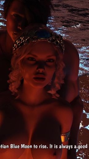 Conan Fucks Harmonia in Her Royal Chambers - Tit-squeezing to Deep Anal & Pussy Pounding