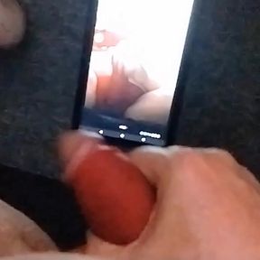 Grandpa wanking pre cum flying and massive gush of jizz alternative view